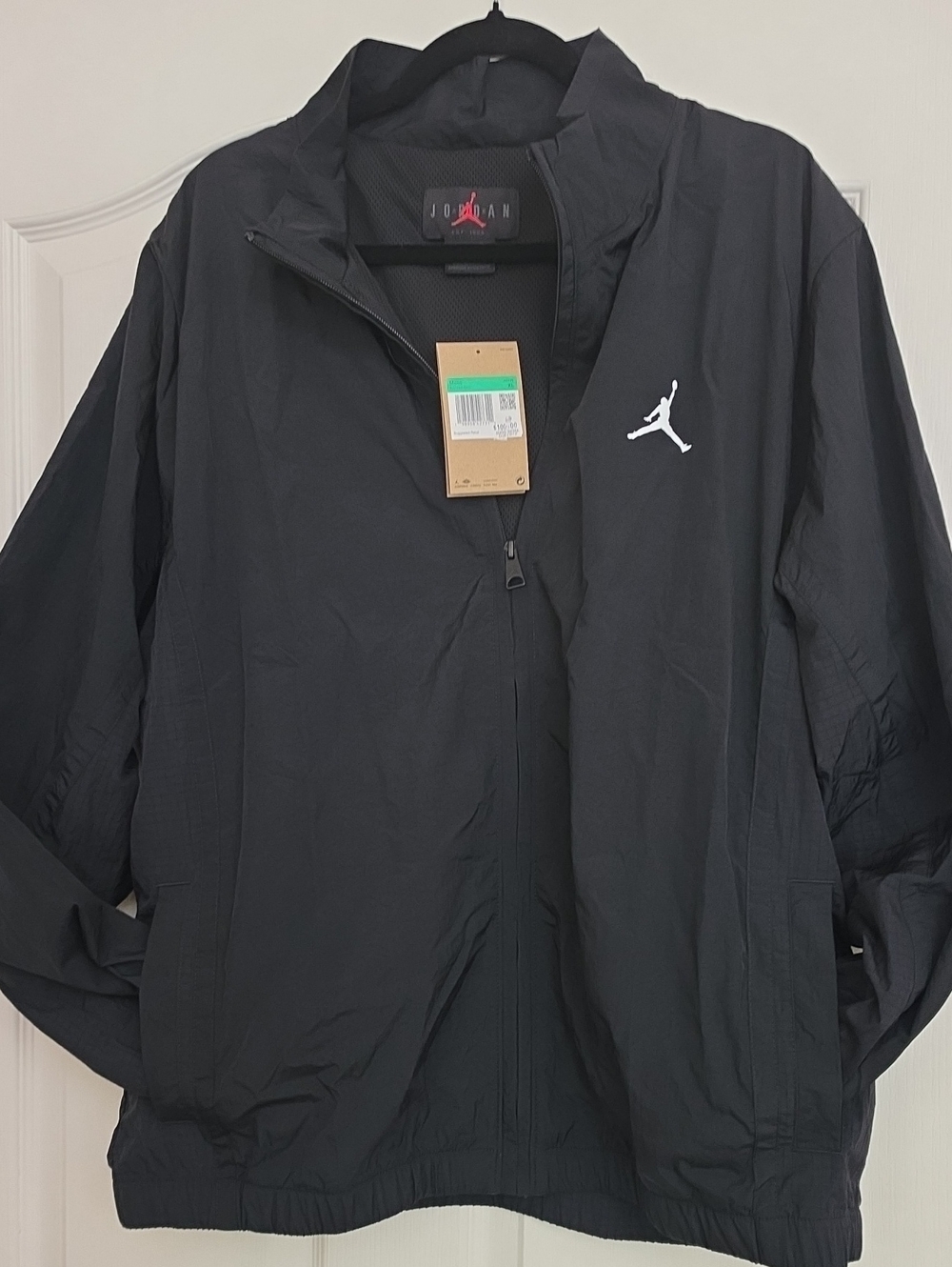 Air Jordan Essentials Woven Flight Suit Jacket Nylon Repel Sz XL New FN4537-010